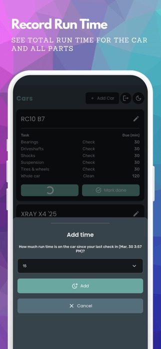 RC Maintenance Timer Screenshot 3 of 5