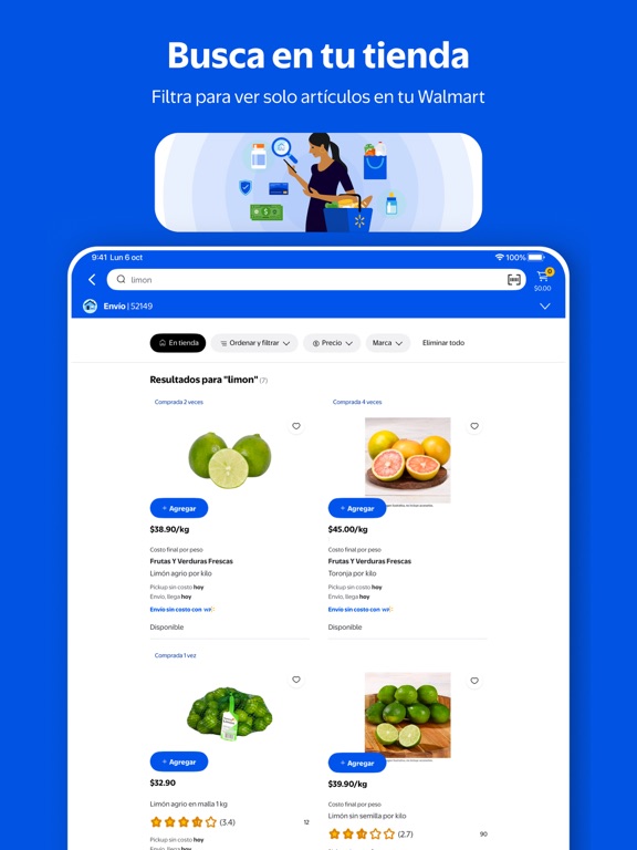Walmart - Walmart Express - MX iPad screenshot 4