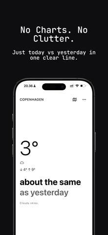 Minimalist Weather - Eisen Screenshot 4 of 8