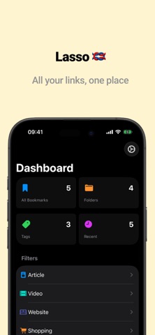 Lasso : Bookmark for Later Screenshot 1 of 3