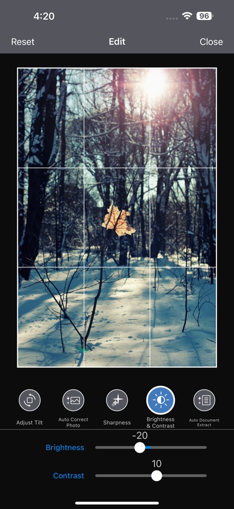 Epson Smart Panel - Advanced Image Editing