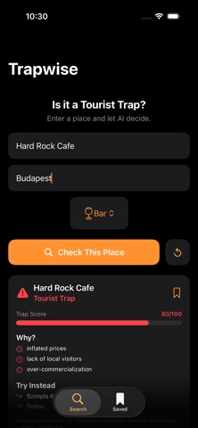Trapwise screenshot