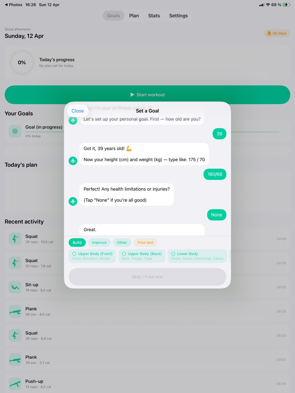 iPad screenshot