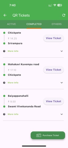 Namma Metro-BMRCL official app iPhone screenshot 2