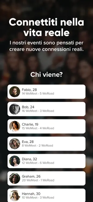 WeMeet by WeRoad iPhone screenshot 4