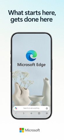 Microsoft Edge app screenshot