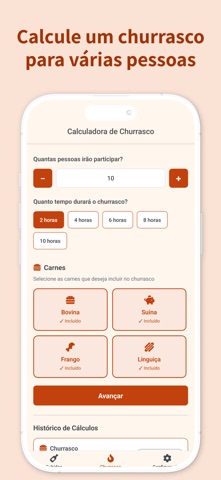 ChurrascoTime - Calculadora screenshot