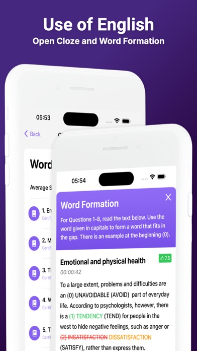 English C2 CPE Screenshot