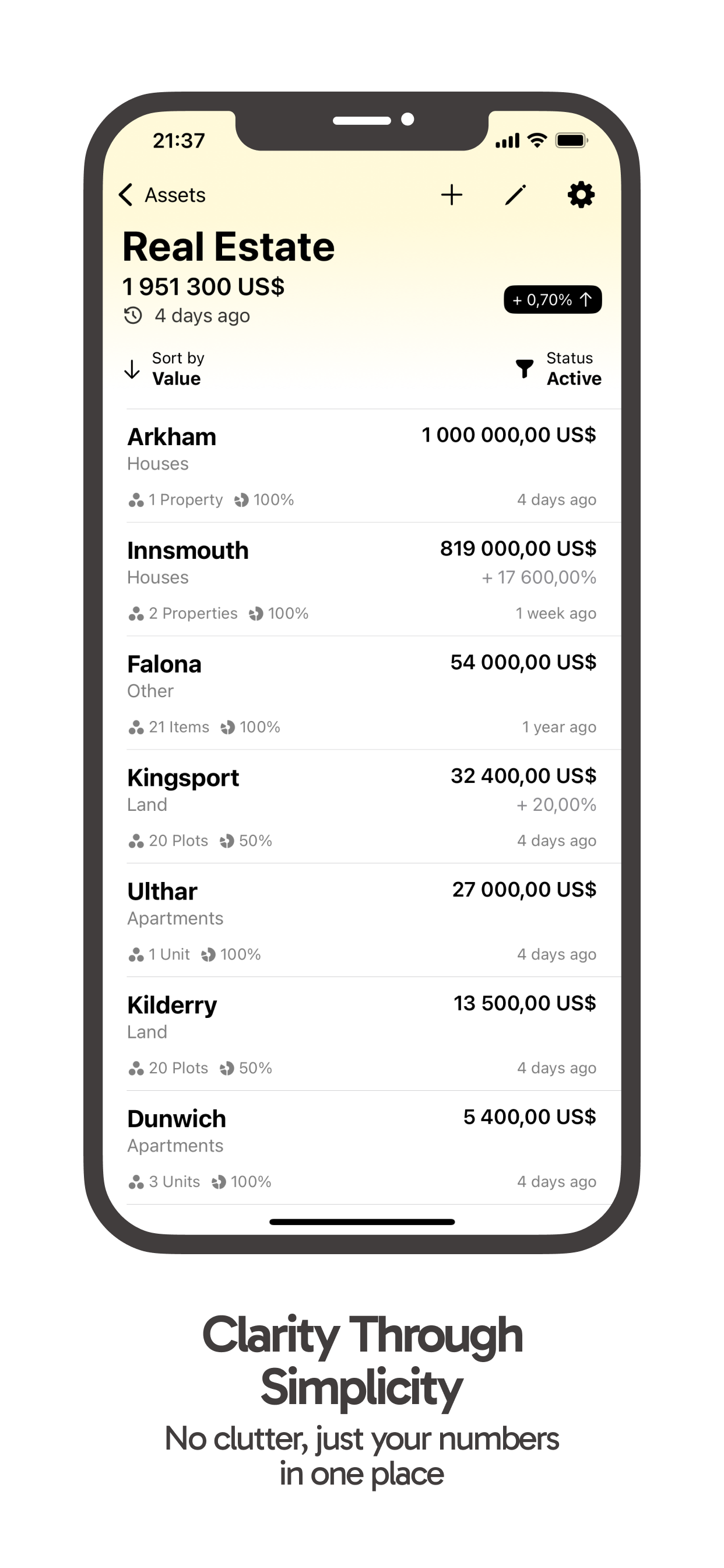 Worthfolio: Net Worth Manager screenshot 4