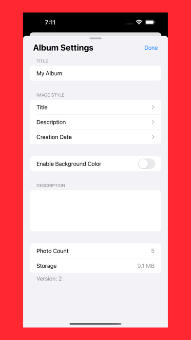 MingKi Album Widgets Screenshot