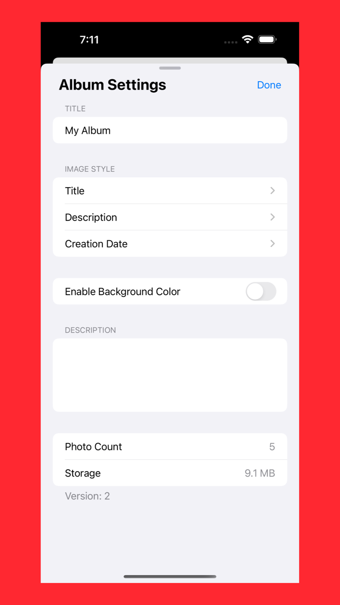 MingKi Album Widgets