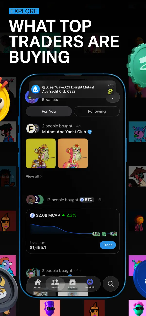 Screenshot #3 pour OpenSea: Trade Crypto & NFTs