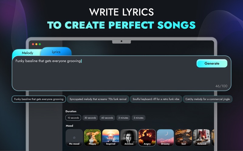 AI Music Generator: Make Songs Screenshot