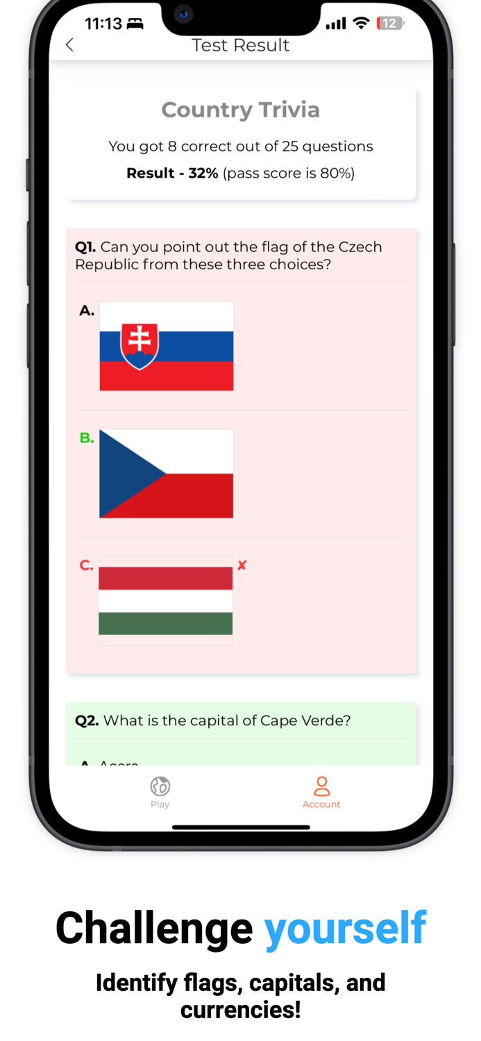 Country Capital Flag Trivia