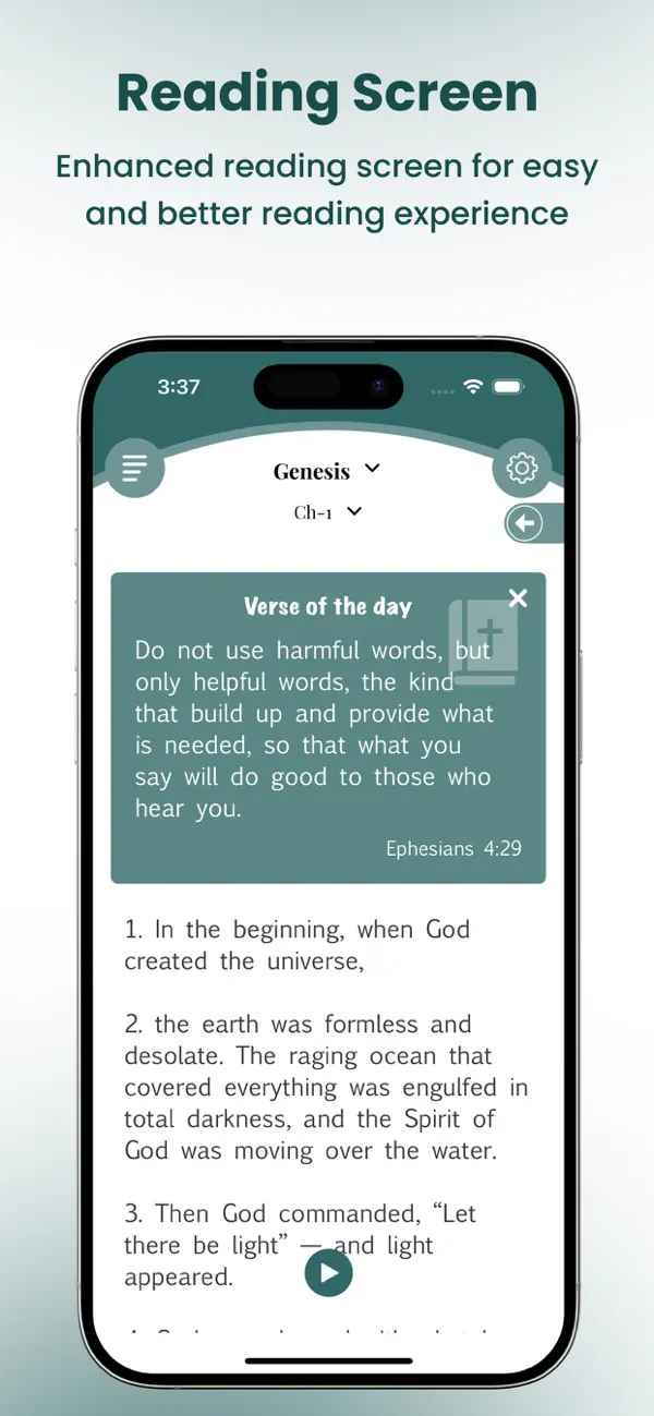 Screenshot #2 pour Good News Bible (GNB) Audio*