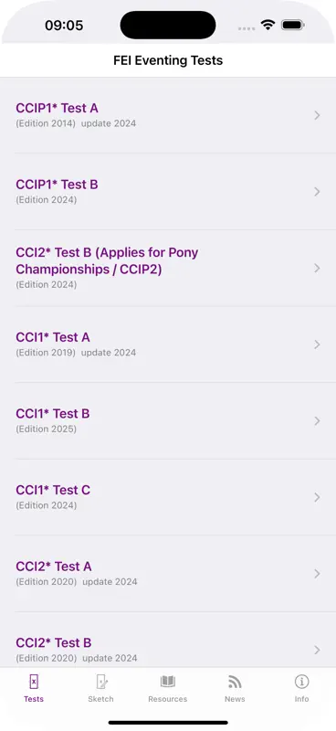 FEI EquiTests 2 - Eventing screenshot 1 of 5