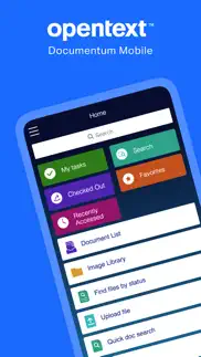 opentext documentum mobile iphone resimleri 2