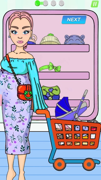 DIY Paper Doll Dress Up Game Screenshot