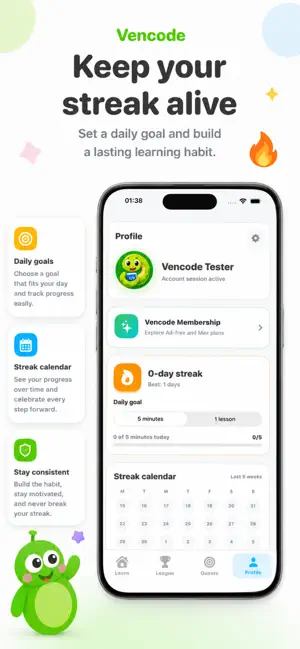 Vencode screenshot 3