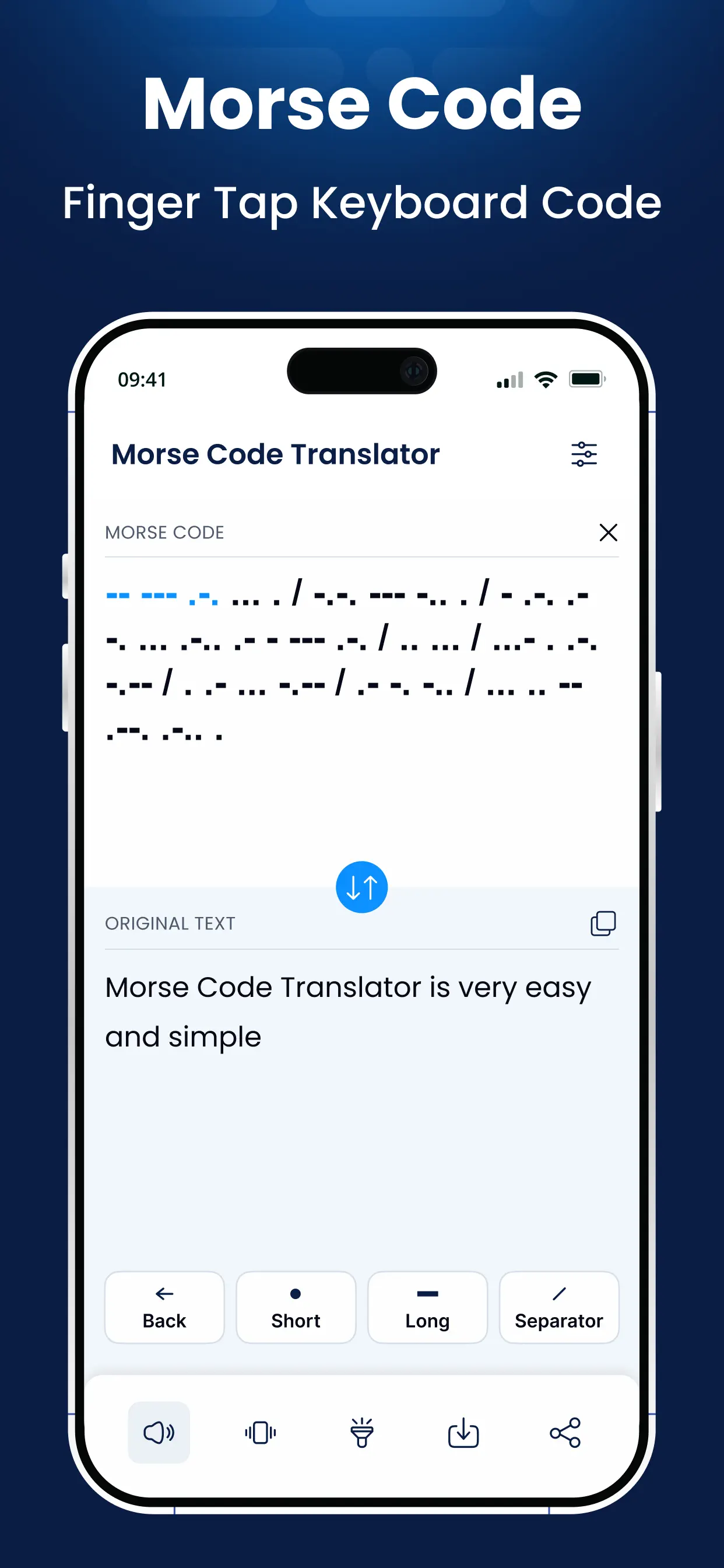 #1. Morse Code Translator & Decode (iOS) di: Ahmad Sattar