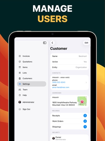 Shipping & Delivery Center iPad screenshot