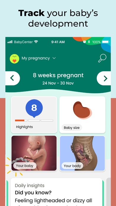 BabyCenter - Pregnancy tracker