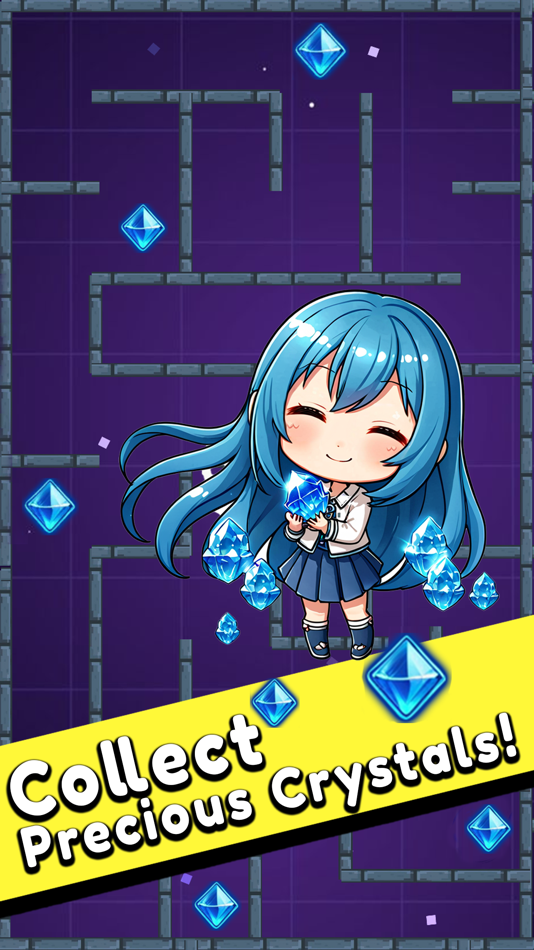 #1. Crystal Maze Adventure (iOS) Podle: Anastasia Terekhina