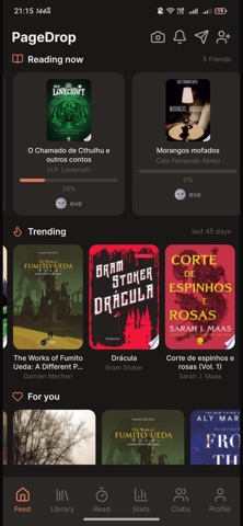 PageDrop - Diario de Leitura screenshot