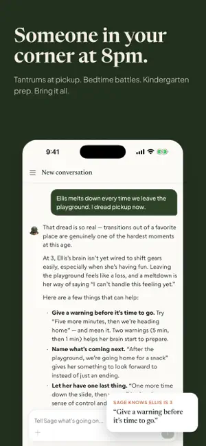 Sage: A Parenting Companion screenshot 4