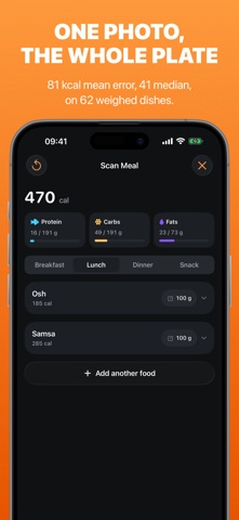 Sabzy: AI Calorie Counter iPhone screenshot
