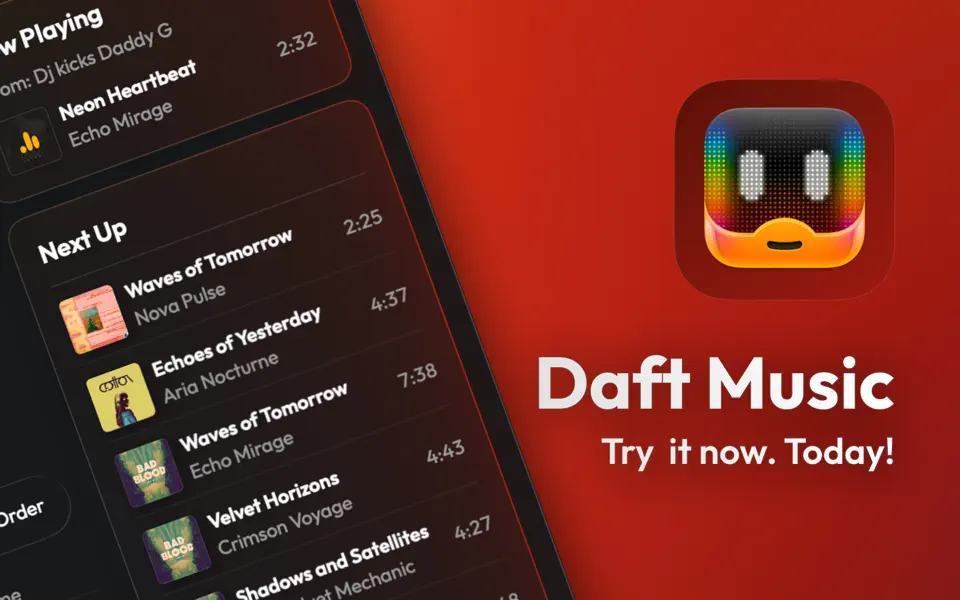Screenshot 2 of Daft Music: Audio Player 1.6.0