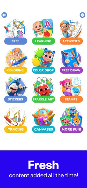 Coloring with Blippi & Friends screenshot 2