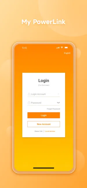 My PowerLink screenshot 1