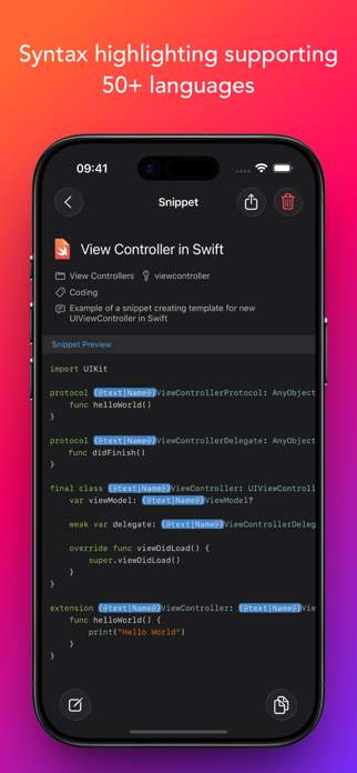 Snippety - Snippets Manager Screenshot 5 of 8