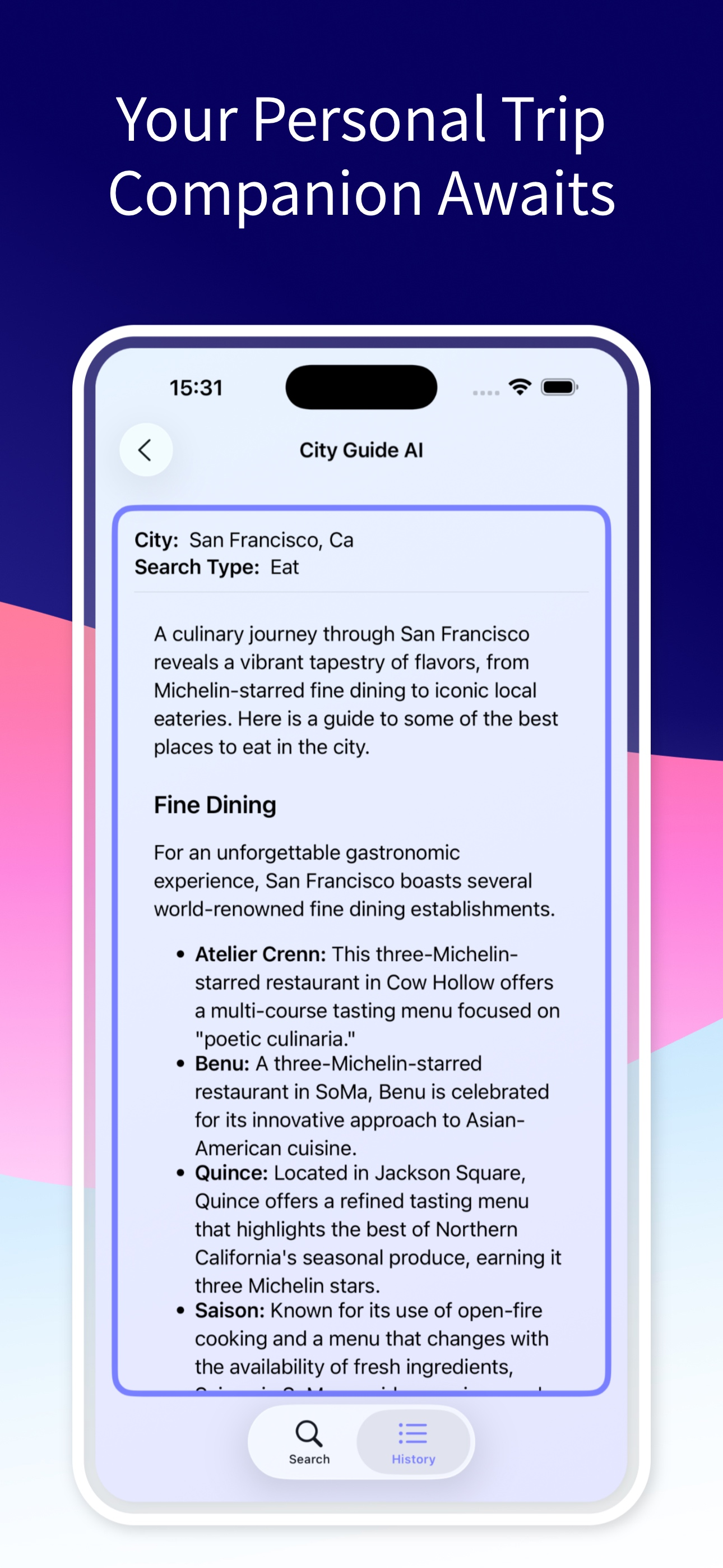 City Guide AI