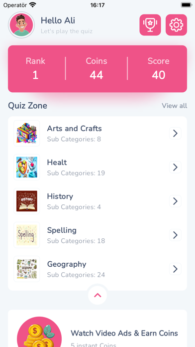 Grade 2 School Test, Practice Screenshot