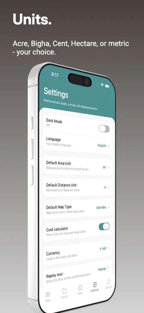 AreaMap - GPS Area Calculator screenshot 3