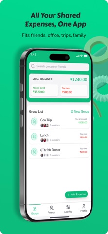 Split Sense - Split Expenses screenshot