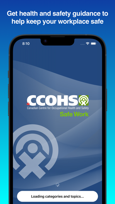 CCOHS Safe Work Screenshot