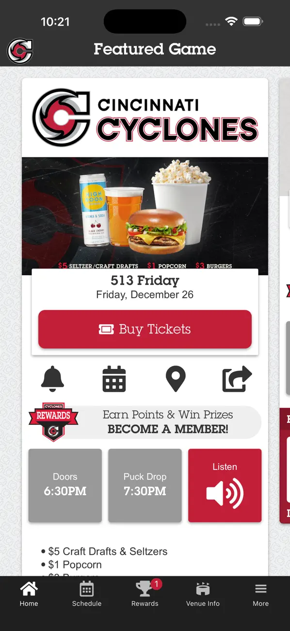 Screenshot #2 pour Cincinnati Cyclones