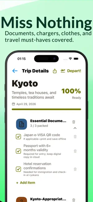 PackNest: AI Travel Lists screenshot 3
