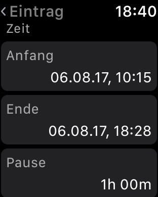 Apple Watch screenshot