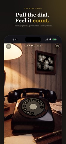 Landline: Rotary Dial Phone iPhone screenshot