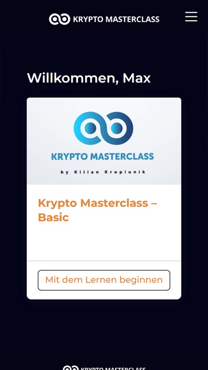 Krypto Masterclass by Kilian