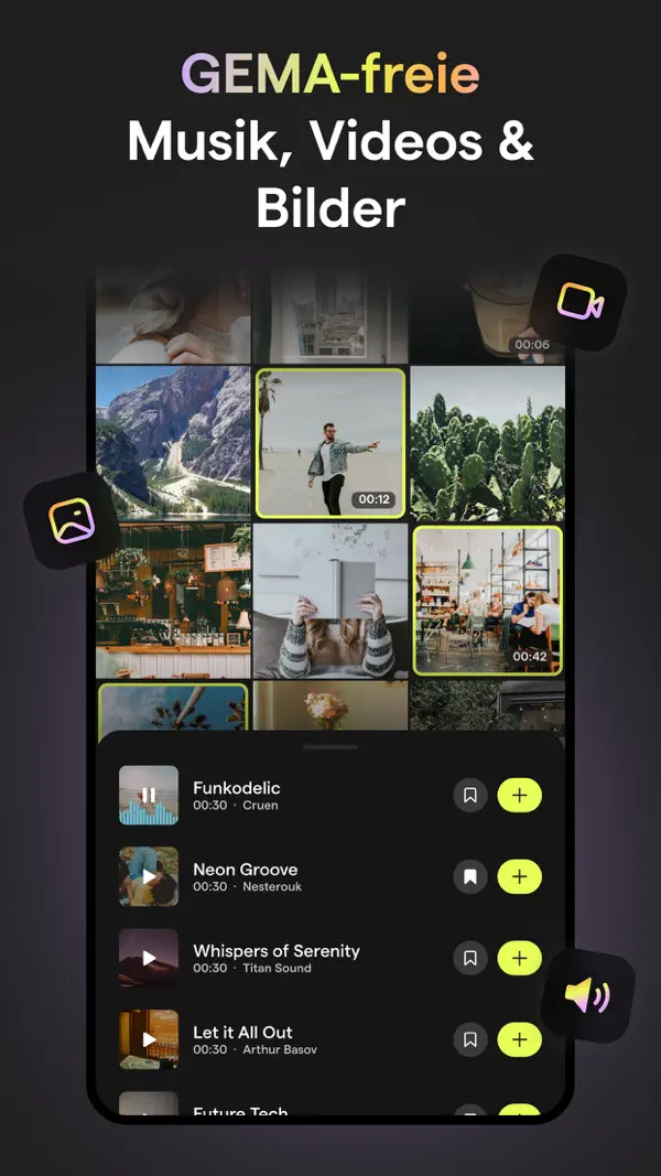 Mojo: KI Video & Reels Editor iPhone App Screenshot 10 – Foto & Video