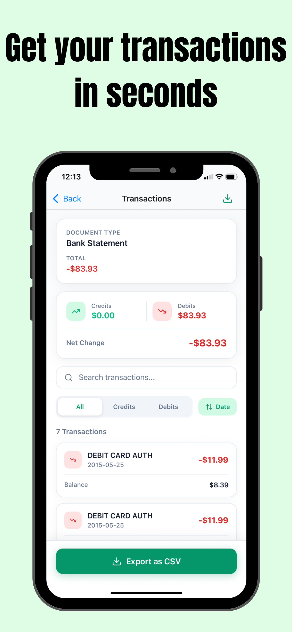 Bank Converter to CSV screenshot 3