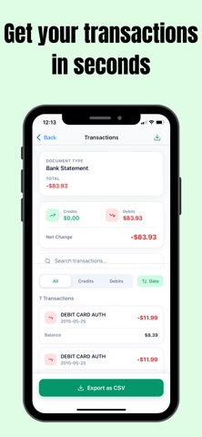 Bank Converter to CSV screenshot