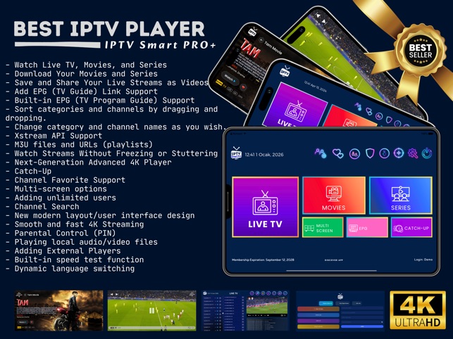 IPTV Smart Pro 4K Live TV on the App Store