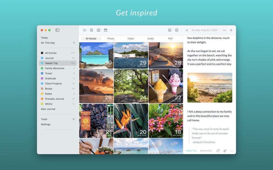 #2. Day One (macOS) 由: Bloom Built Inc
