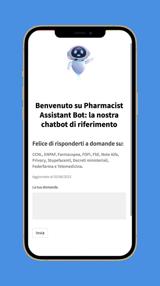 Pharmacist Assistant Bot (iOS) By: Pharmadvice
